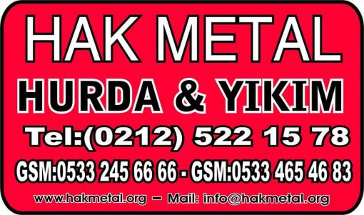  Hak Metal Hurda ve Yıkım